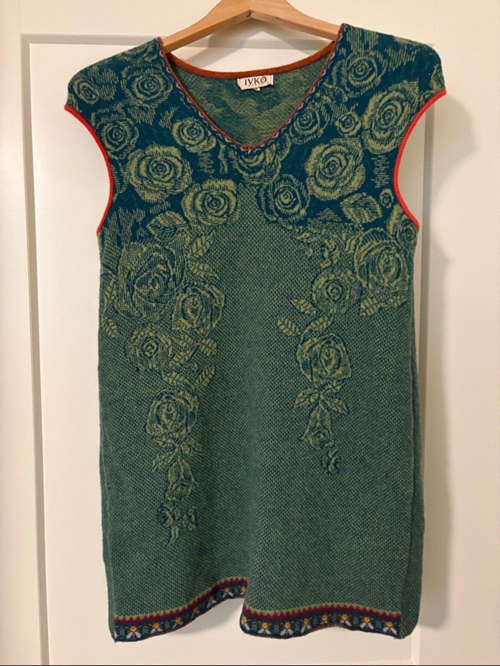 IVKO Vintage Brocade Float Dress/Tunic Sweater—BEAUTIFUL!! Great Cond!! Size 38